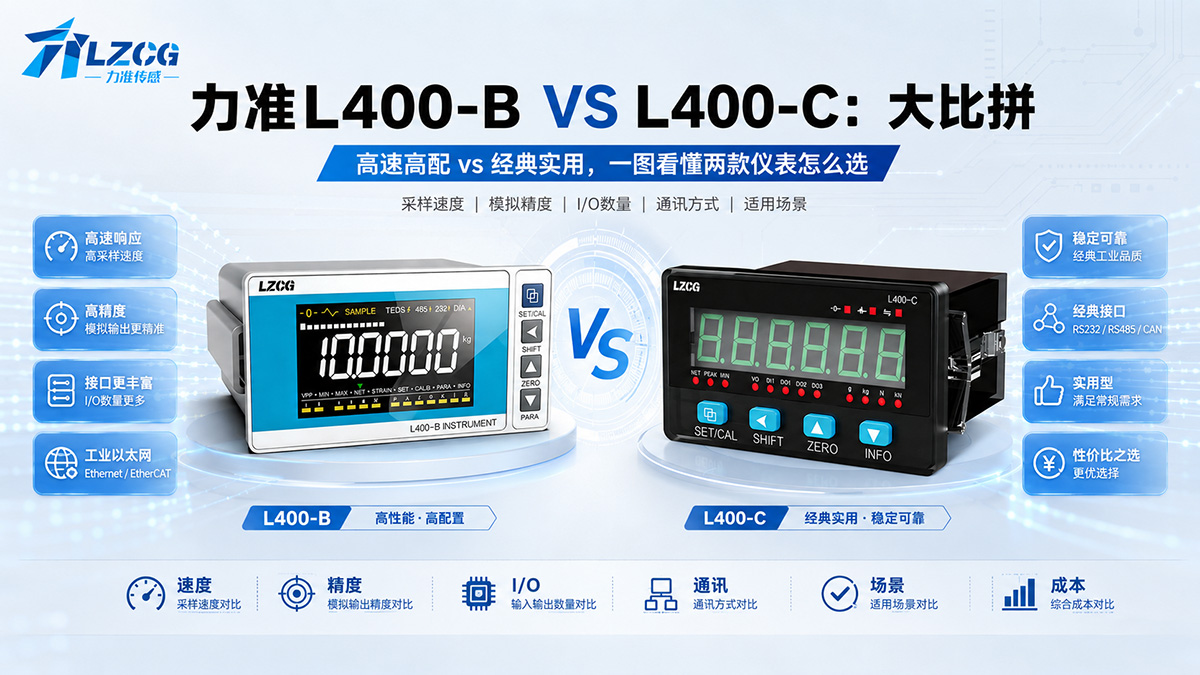 老大哥和小老弟:力准L400-B与L400-C力值控制仪表大比拼(图1) L400B VS L400C-1200.jpg
